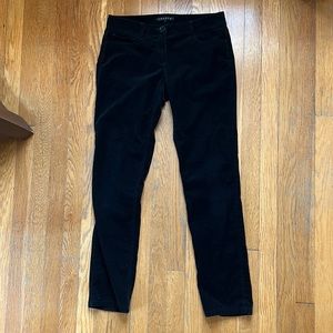 Theory black corduroy pants